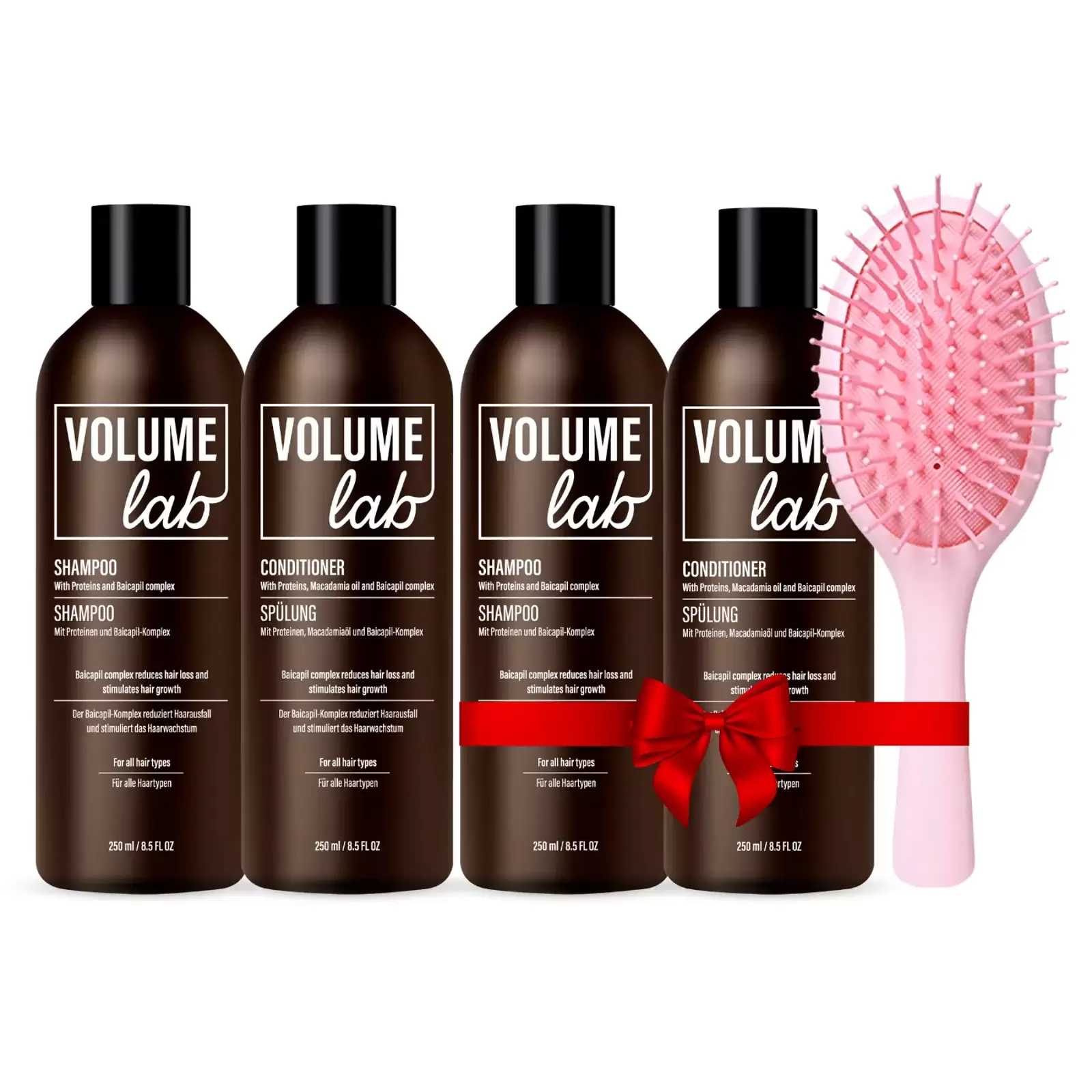 VASAROS PASIŪLYMAS! VOLUME LAB bazinis rinkinys: šampūnas ir kondicionierius + DOVANA (papildomas rinkinys + plaukų šepetys)! VASAROS PASIŪLYMAS! VOLUME LAB bazinis rinkinys: šampūnas ir kondicionierius + DOVANA (papildomas rinkinys + plaukų šepetys)!
